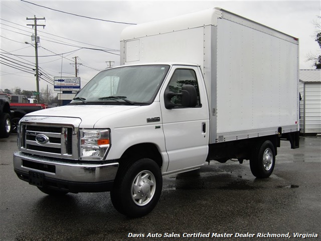 12 Ford E 350 Cargo Commercial Work Box Van 12 Ft With Lift Gate