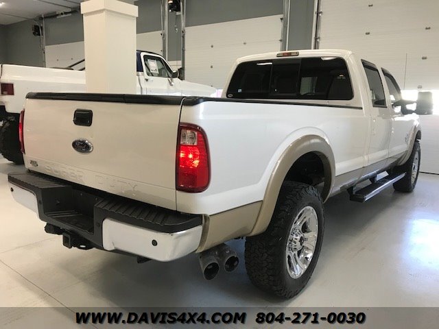 2012 Ford F 350 Super Duty Crew Cab Lariat Long Bed 4x4 One Owner 67 Powerstroke Turbo Diesel 1779