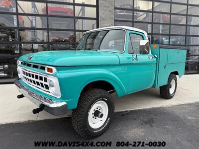 1962 Ford F250SD Custom Cab 4x4 Utility Custom Truck  