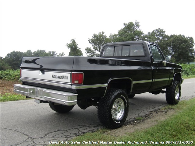 1986 Chevrolet Silverado 1500 CK10 Custom Deluxe 4X4 Square Body (SOLD)