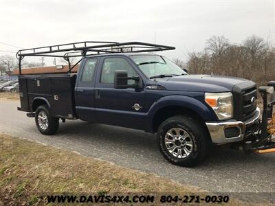 2012 Ford F-350 Super Duty Quad/Extended Cab Utility Body 4x4  Diesel Snowplow Truck - Photo 2 - North Chesterfield, VA 23237