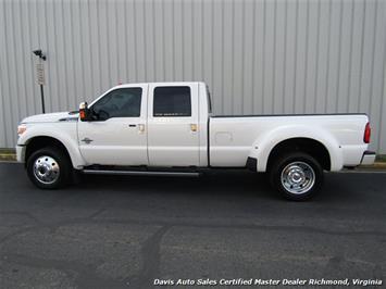 2015 Ford F-450 Super Duty Platinum Pearl White Diesel 4X4 Dually Crew Cab   - Photo 28 - North Chesterfield, VA 23237