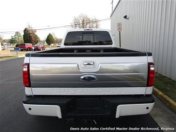 2015 Ford F-450 Super Duty Platinum Pearl White Diesel 4X4 Dually Crew Cab   - Photo 26 - North Chesterfield, VA 23237