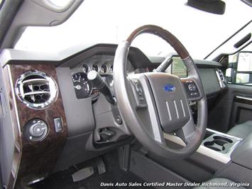 2015 Ford F-450 Super Duty Platinum Pearl White Diesel 4X4 Dually Crew Cab   - Photo 11 - North Chesterfield, VA 23237