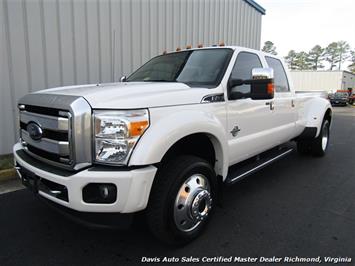 2015 Ford F-450 Super Duty Platinum Pearl White Diesel 4X4 Dually Crew Cab   - Photo 23 - North Chesterfield, VA 23237