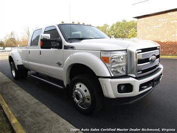 2015 Ford F-450 Super Duty Platinum Pearl White Diesel 4X4 Dually Crew Cab   - Photo 24 - North Chesterfield, VA 23237