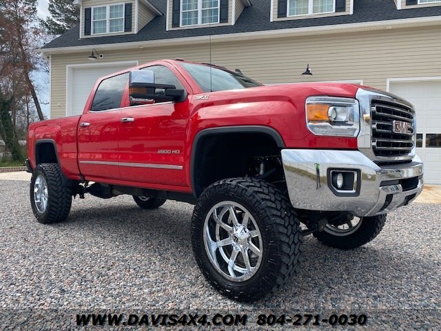 2016 GMC Sierra 2500 Crew Cab Z71 4x4 Duramax Turbo Diesel Lifted SLT ...