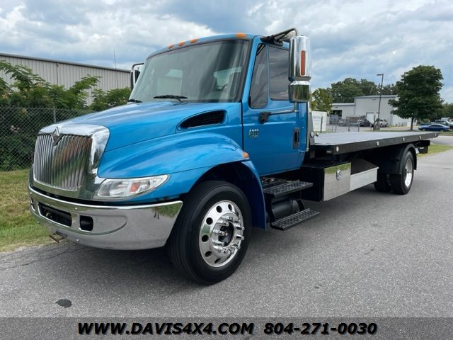 2008 International Navistar 4300 Flatbed Rollback Tow Truck DT 466 Diesel