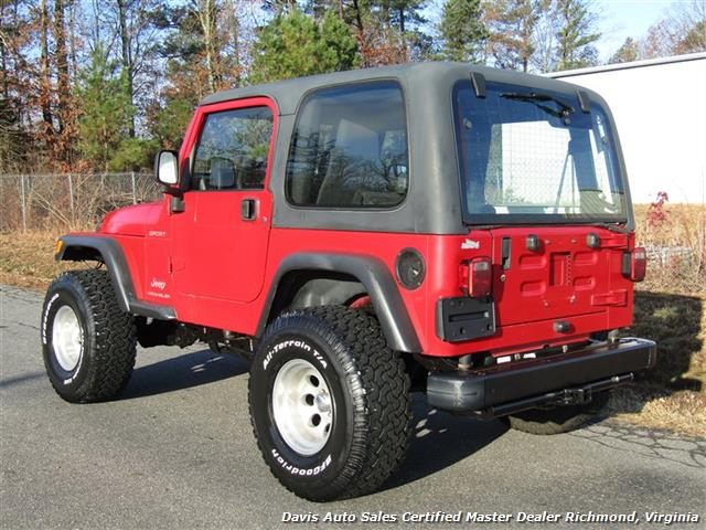 2003 Jeep Wrangler Sport 4X4 Hard Top 4.0 6 Cyl Automatic