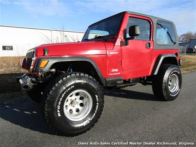 2003 Jeep Wrangler Sport 4X4 Hard Top 4.0 6 Cyl Automatic