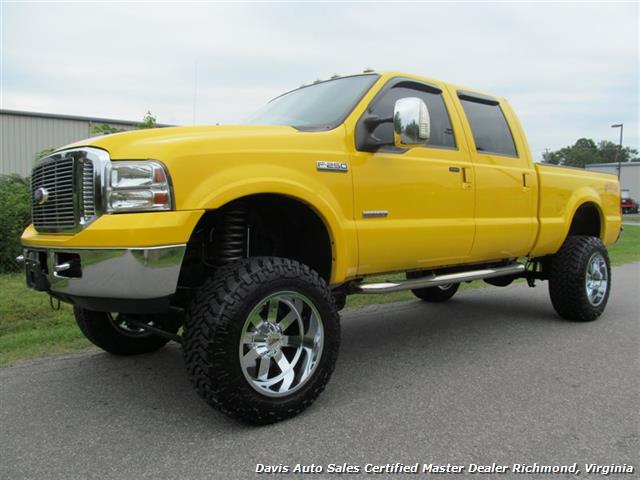 2006 Ford F 250 Powerstroke Diesel Lifted Amarillo Lariat 4x4 Crew