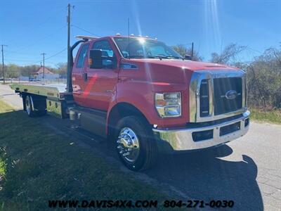 2023 Ford F-650 Extended Cab Flatbed Rollback Tow Truck Diesel   - Photo 4 - North Chesterfield, VA 23237