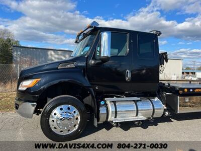 2023 International MV Navistar MV Extended Cab Flatbed, Side Puller,  Rollback Tow Truck - Photo 2 - North Chesterfield, VA 23237