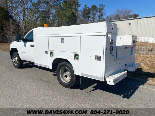 2009 Chevrolet Silverado 3500HD CC Dually Utility Work Body Diesel 4x4 ...