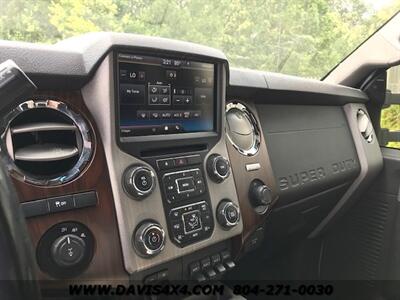 2015 Ford F-250 Super Duty Lariat Crew Cab Short Bed 4x4  Powerstroke Turbo Diesel 6.7L Lifted Pickup - Photo 8 - North Chesterfield, VA 23237