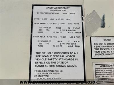 2007 IC COR Shorty Handicap School Bus Diesel   - Photo 14 - North Chesterfield, VA 23237