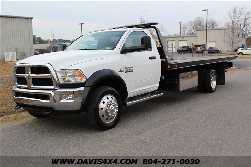 2014 Ram 5500 Heavy Duty 6.7 Cummins Diesel 4X4 Rollback Flatbed ...