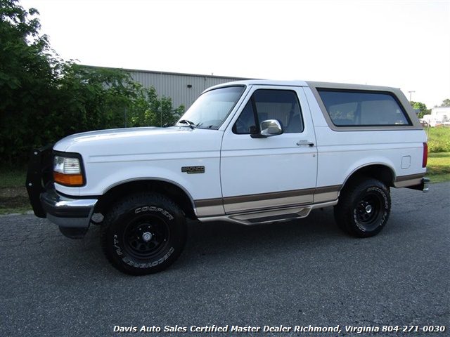 1996 Ford Bronco Eddie Bauer 4X4 Classis OBS Full Size SUV (SOLD)