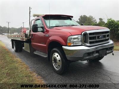 2001 FORD F550 4x4 Rollback/Flatbed Lariat Two Car Carrier  Tow Truck 7.3 Powerstroke Turbo Diesel - Photo 2 - North Chesterfield, VA 23237