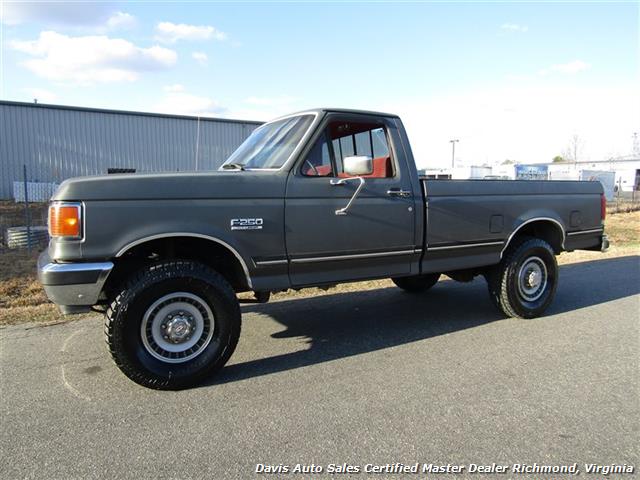 1989 Ford F 250 Xlt Lariat 4x4 Regular Cab Long Bed Low Mileage