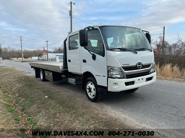 2019 Hino 195 Crew Cab Flatbed Rollback Tow Truck