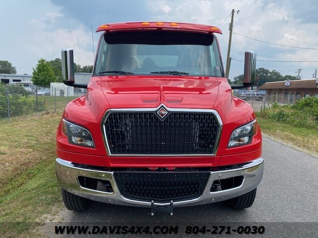 2023 International MV607 Extended Cab Cummins Rollback Tow Truck Flatbed