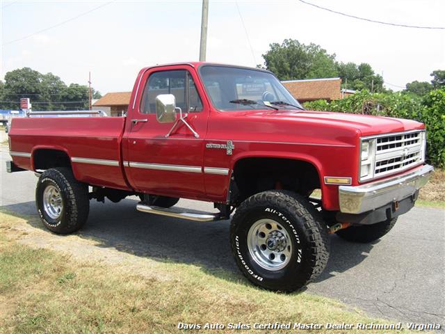 1986 Chevrolet Scottsdale Custom Deluxe 10 C/K10 4X4 Dana 60 OBS ...