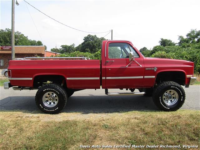 1986 Chevrolet Scottsdale Custom Deluxe 10 C/K10 4X4 Dana 60 OBS ...