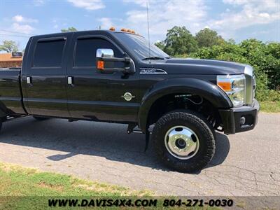 2014 Ford F-450 Super Duty Platinum Crew Cab Long Bed Dually 4x4 Powerstroke  6.7 Turbo Diesel Custom Lifted Pickup Truck - Photo 14 - North Chesterfield, VA 23237