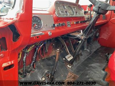 1958 Ford Fire Truck Cab Over Custom Cab Flatbed Tow Truck Car Hauler  Ramp Vehicle - Photo 36 - North Chesterfield, VA 23237