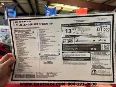 2023 Dodge Challenger SRT Hellcat Redeye W   - Photo 19 - North Chesterfield, VA 23237