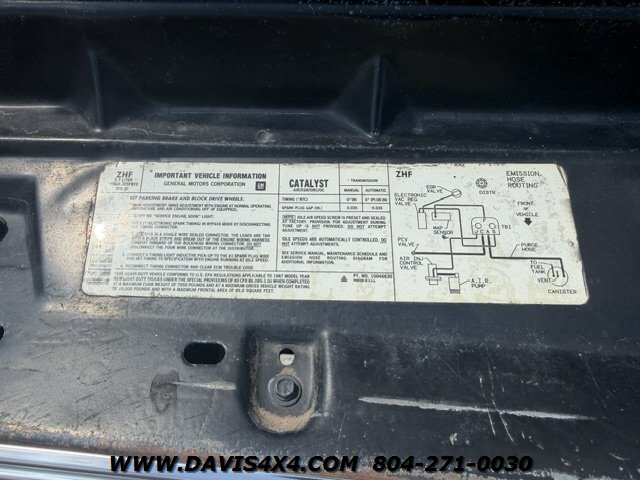1987 Chevrolet V-20 Series Lifted Squarebody 4x4 - Photo 25 - North Chesterfield, VA 23237
