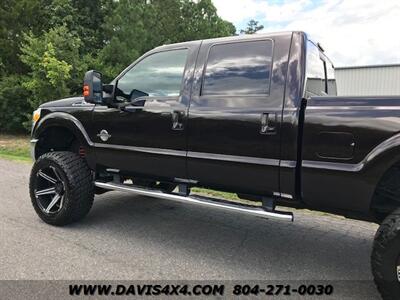 2013 Ford F-350 Crew Cab Short Bed Lariat Lifted 4x4 Powerstroke  Turbo Diesel Pickup - Photo 14 - North Chesterfield, VA 23237