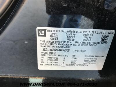 2016 Chevrolet Silverado 1500 LTZ Z71 4X4 Loaded Lifted Crew Cab Short Bed  Pick Up - Photo 37 - North Chesterfield, VA 23237