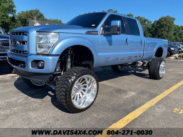 2011 Ford F-250 Crew Cab Long Bed Diesel Lifted 4x4 Pickup