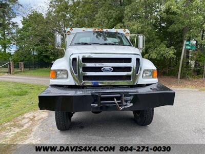 2005 Ford F-750 Superduty Diesel 4x4 Dump Chip Body Tree Truck   - Photo 2 - North Chesterfield, VA 23237