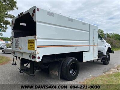 2005 Ford F-750 Superduty Diesel 4x4 Dump Chip Body Tree Truck   - Photo 4 - North Chesterfield, VA 23237