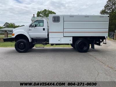 2005 Ford F-750 Superduty Diesel 4x4 Dump Chip Body Tree Truck   - Photo 13 - North Chesterfield, VA 23237