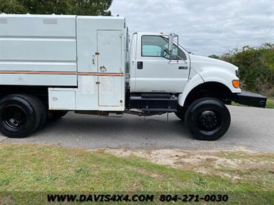 2005 Ford F-750 Superduty Diesel 4x4 Dump Chip Body Tree Truck   - Photo 20 - North Chesterfield, VA 23237