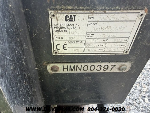 2021 Catapillar HM416 Heavy Duty Mulcher - Photo 6 - North Chesterfield, VA 23237