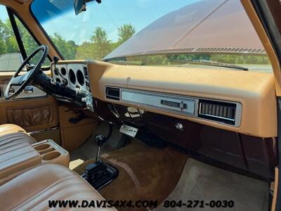 1979 Chevrolet C/K 10 Silverado Squarebody 4x4 Pick Up Truck   - Photo 39 - North Chesterfield, VA 23237