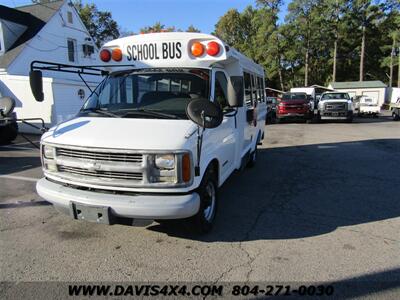 2002 Chevrolet Express 3500 Shuttle Bus/School Bus Style Girardin Minibus  Single Rear Wheel Short - Photo 3 - North Chesterfield, VA 23237