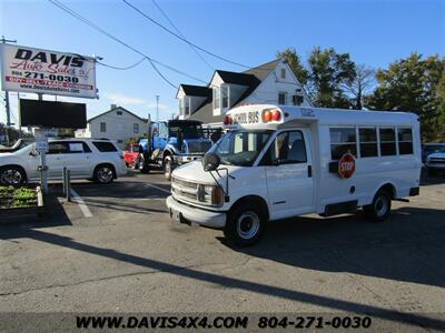 2002 Chevrolet Express 3500 Shuttle Bus/School Bus Style Girardin Minibus  Single Rear Wheel Short - Photo 2 - North Chesterfield, VA 23237