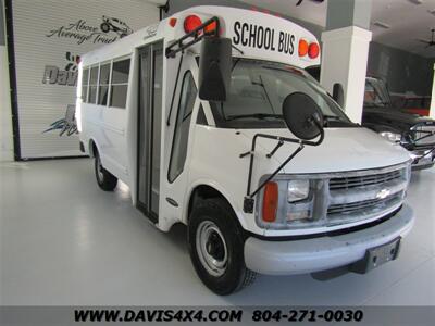 2002 Chevrolet Express 3500 Shuttle Bus/School Bus Style Girardin Minibus  Single Rear Wheel Short - Photo 16 - North Chesterfield, VA 23237