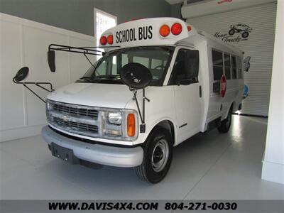 2002 Chevrolet Express 3500 Shuttle Bus/School Bus Style Girardin Minibus  Single Rear Wheel Short - Photo 14 - North Chesterfield, VA 23237