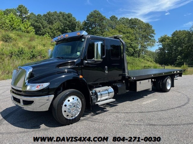 2023 International MV607 Extended Cab Rollback Tow Truck  