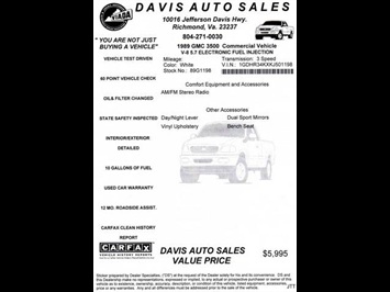 1989 GMC Sierra 3500 (SOLD)   - Photo 5 - North Chesterfield, VA 23237