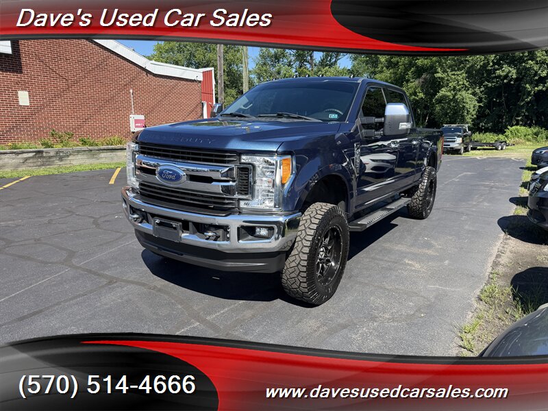 Blue Jeans 2017 Ford F-250 Super Duty Pickup Truck Four-Wheel Drive 6-Speed Automatic
