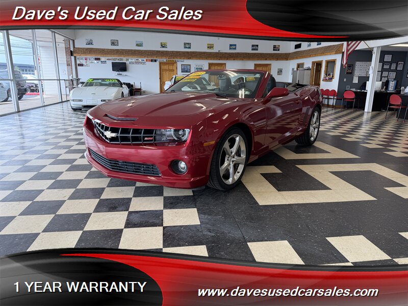 Crystal Red Tintcoat 2013 Chevrolet Camaro 2SS Convertible RWD Convertible Rear-Wheel Drive Automatic