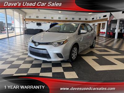 2015 Toyota Corolla LE Sedan